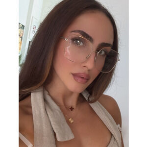 NEW Dior GemDior SU Eyeglasses Frames in Gold
